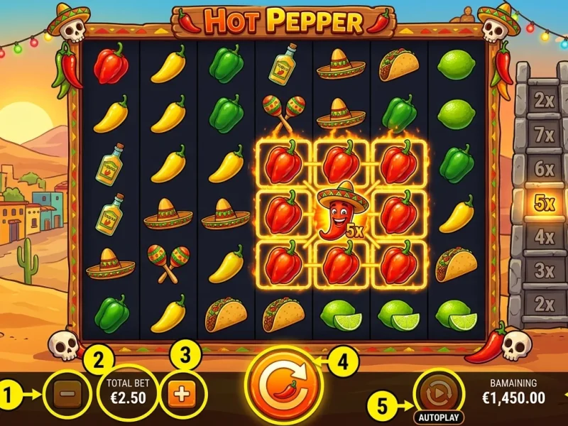 Cómo jugar Hot Pepper y entender sus premios