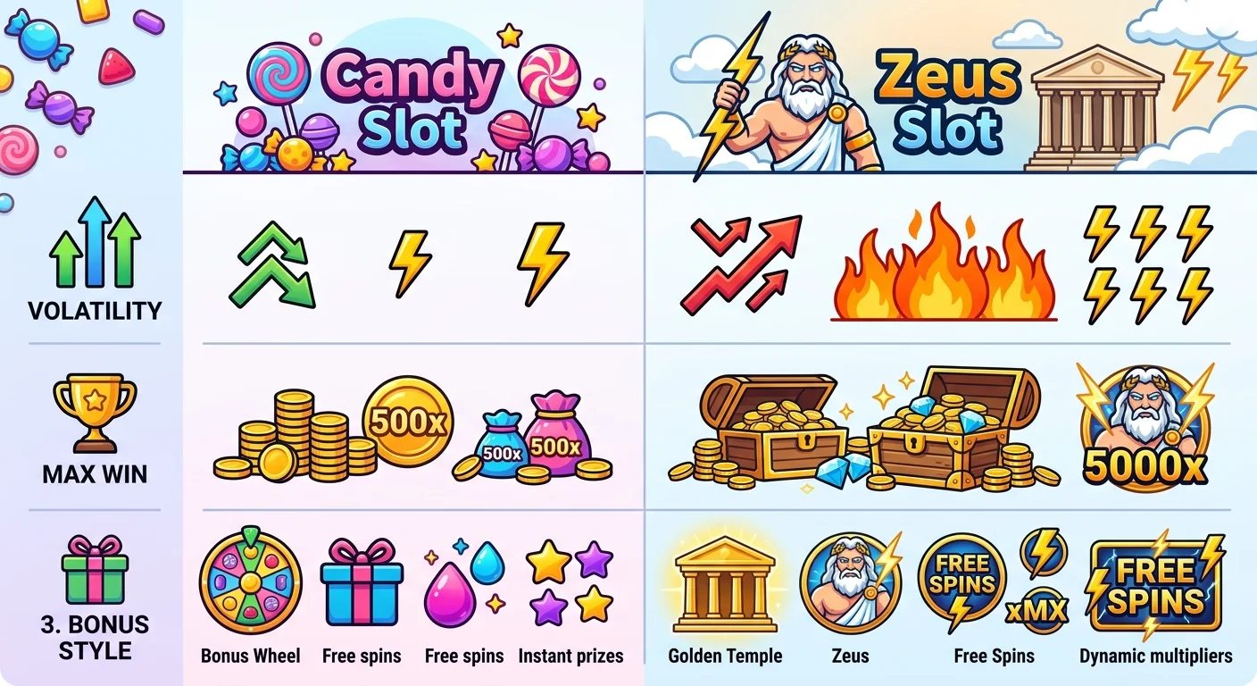 Sweet Bonanza 1000 vs Gates of Olympus 1000 en México: cuál te conviene más mid image