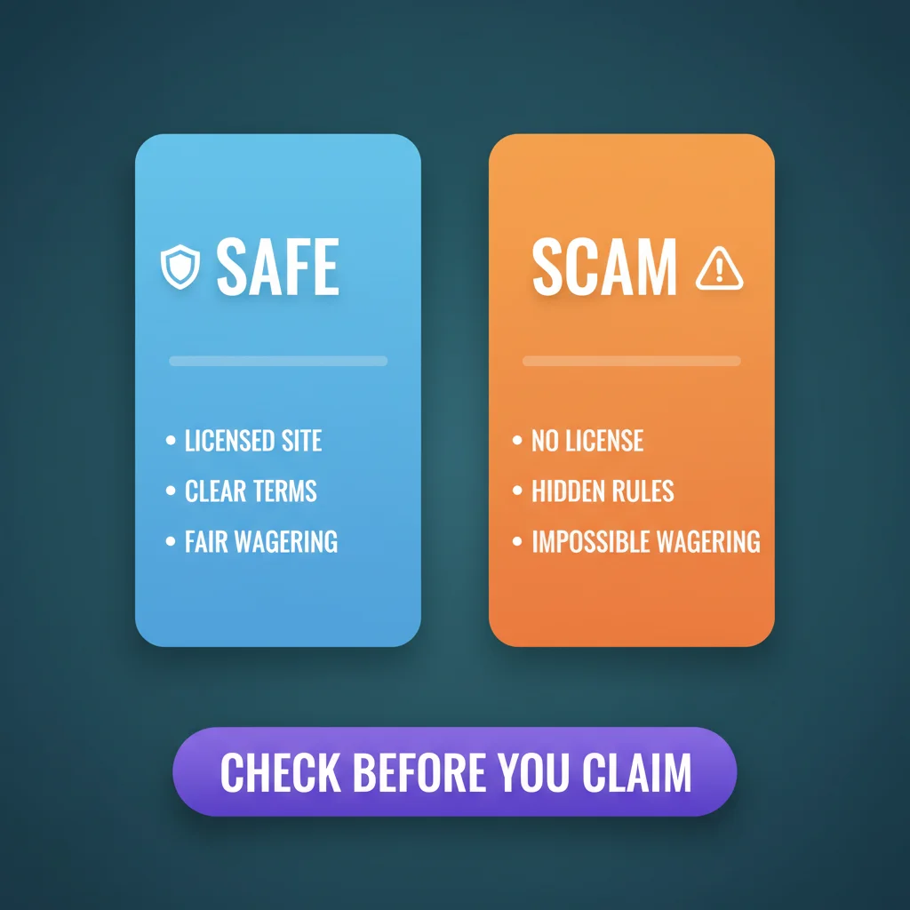 Bonos seguros vs ofertas truchas: cómo elegir promos confiables desde México mid image